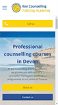 Mobile Screenshot of keycounsellingacademy.com