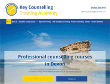 Tablet Screenshot of keycounsellingacademy.com